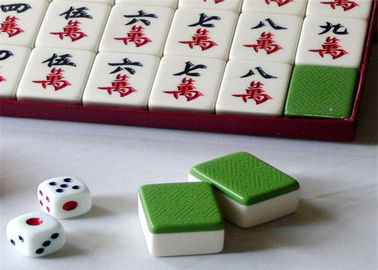 Bleu/vert Mahjong arrière couvre de tuiles les dispositifs de fraude de Mahjong avec des marques d'IR pour la fraude