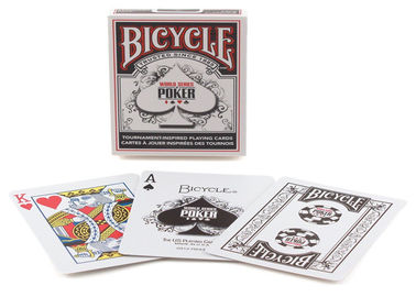 Les cartes marquées de bicyclette de tournoi de tisonnier pour la fraude de tisonnier, vont à vélo la plate-forme marquée finale