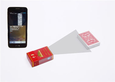 Scanner de caméra de tisonnier de boîte de cigarette, facteur prédictif marqué de tisonnier de cartes de jeu