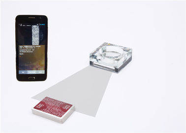 Caméra carrée en cristal de tisonnier de cendrier pour les marques invisibles de balayage PC-0010 de tisonnier