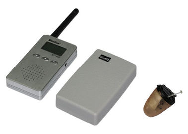 Récepteur et causeur audio sans fil de plastique gris pour la fraude de tisonnier